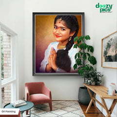 Oil Painting With Frame