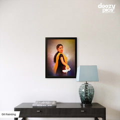 Oil Painting With Frame