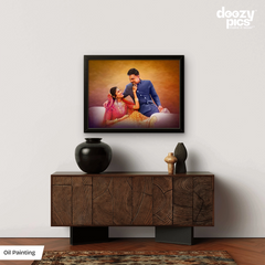 Oil Painting With Frame