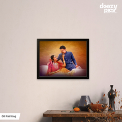 Oil Painting With Frame