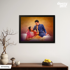 Oil Painting With Frame