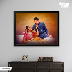 Oil Painting With Frame