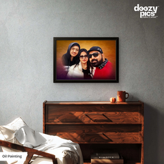 Oil Painting With Frame