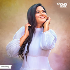 Oil Painting With Frame