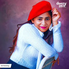 Oil Painting With Frame