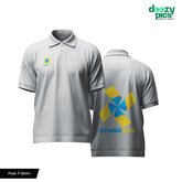 Custom Printed Polo T-Shirt – Premium Cotton | Front & Back Design