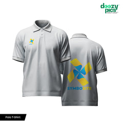 Custom Printed Polo T-Shirt – Premium Cotton | Front & Back Design