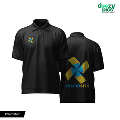 Custom Printed Polo T-Shirt – Premium Cotton | Front & Back Design
