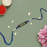 Metal Rakhi with Name – Eye Evil Band – Personalized Gift for Brother