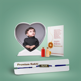 Forever Bonded: Personalized Rakhi with Name & Acrylic Portrait for Brother (Copy)