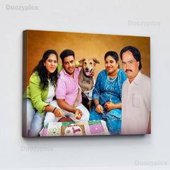 Merge Photos to Art Gallery Wrap with Canvas