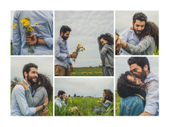 Lovable Couple Collage Frame