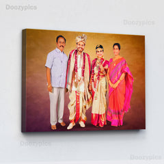 Merge Photos to Art Gallery Wrap with Canvas