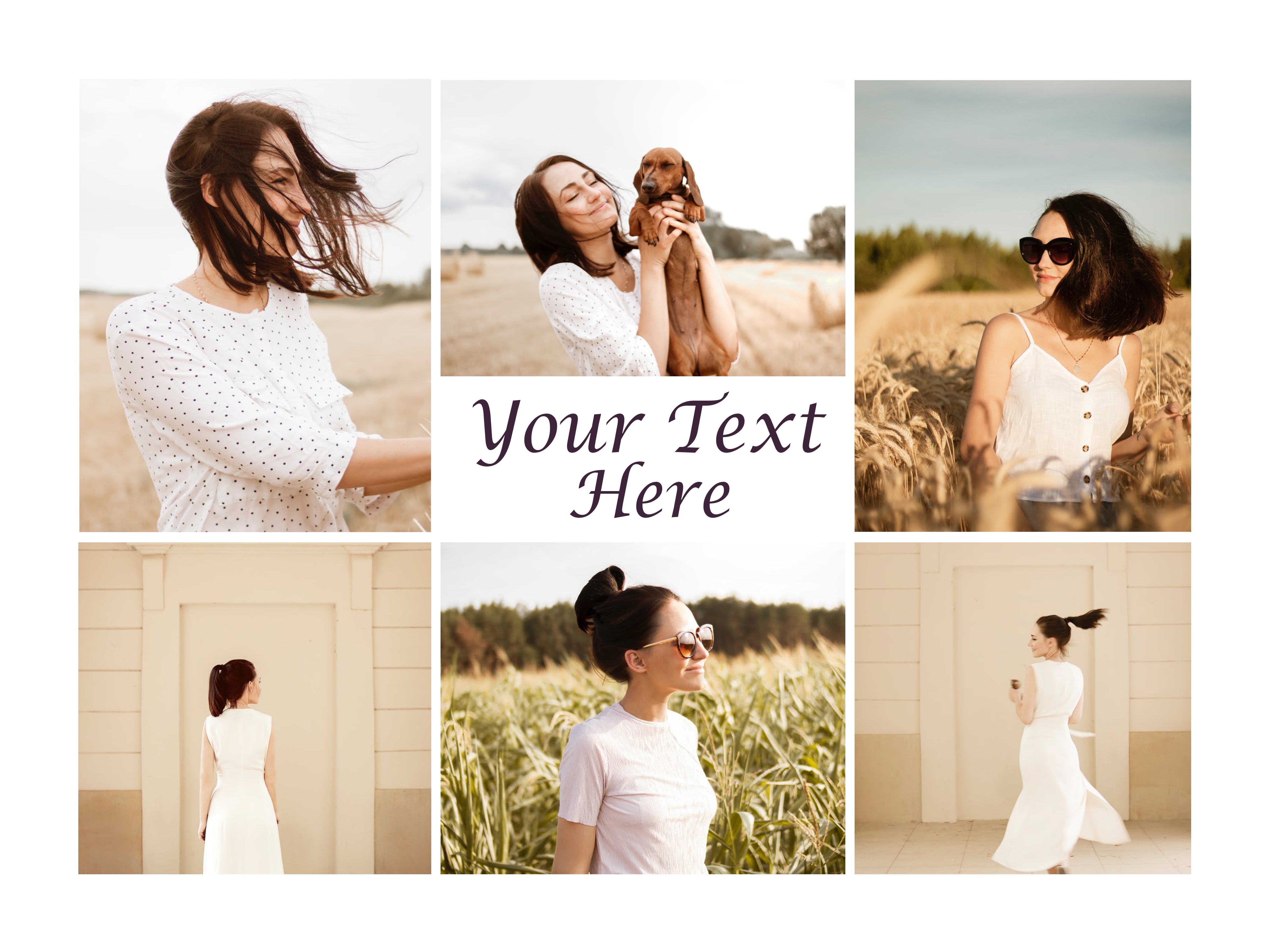 Collage Photo With Text