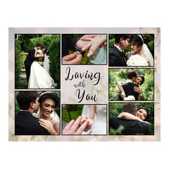 Loving With You Collage Frame