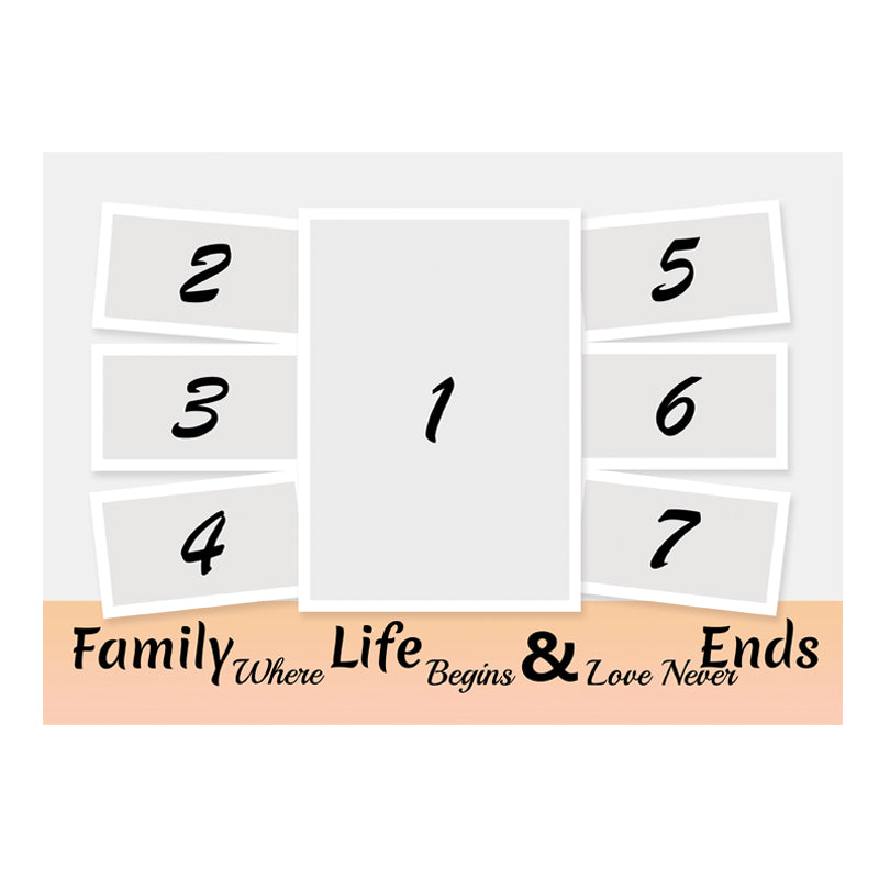 Family Quote Collage Frame