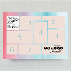 Family Friends Quote Collage Frame