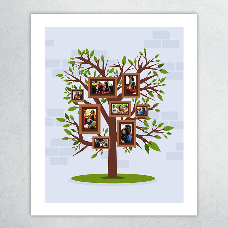 Family Tree Collage Frame 2