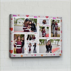 Friends Collage Frame Gallery Wrap with Canvas