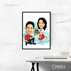 Personalised Birthday Caricature