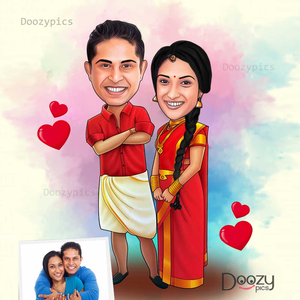 Wedding Caricature Art