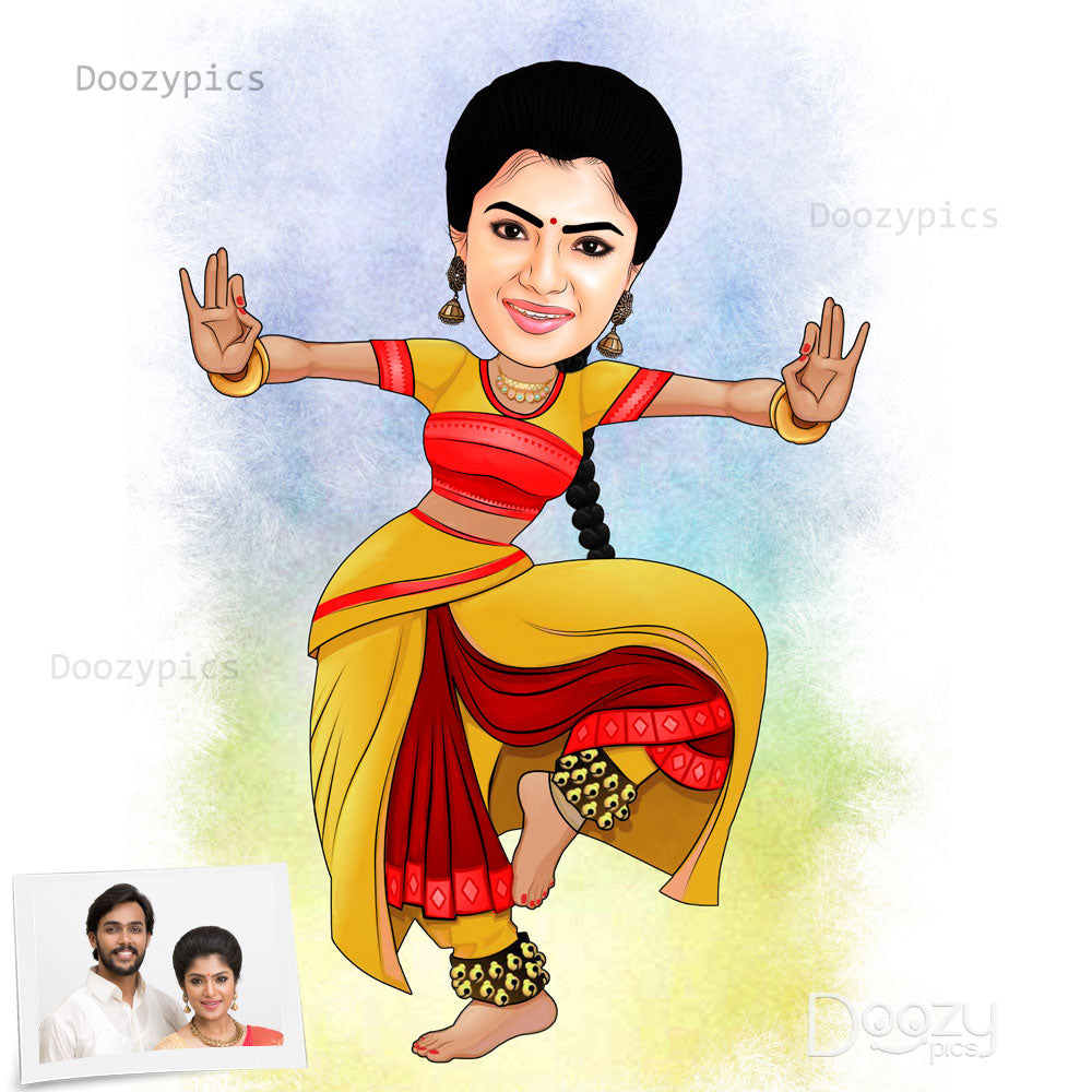 Classical Dancer Caricature Art
