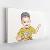 Color Pencil Art Gallery Wrap with Canvas