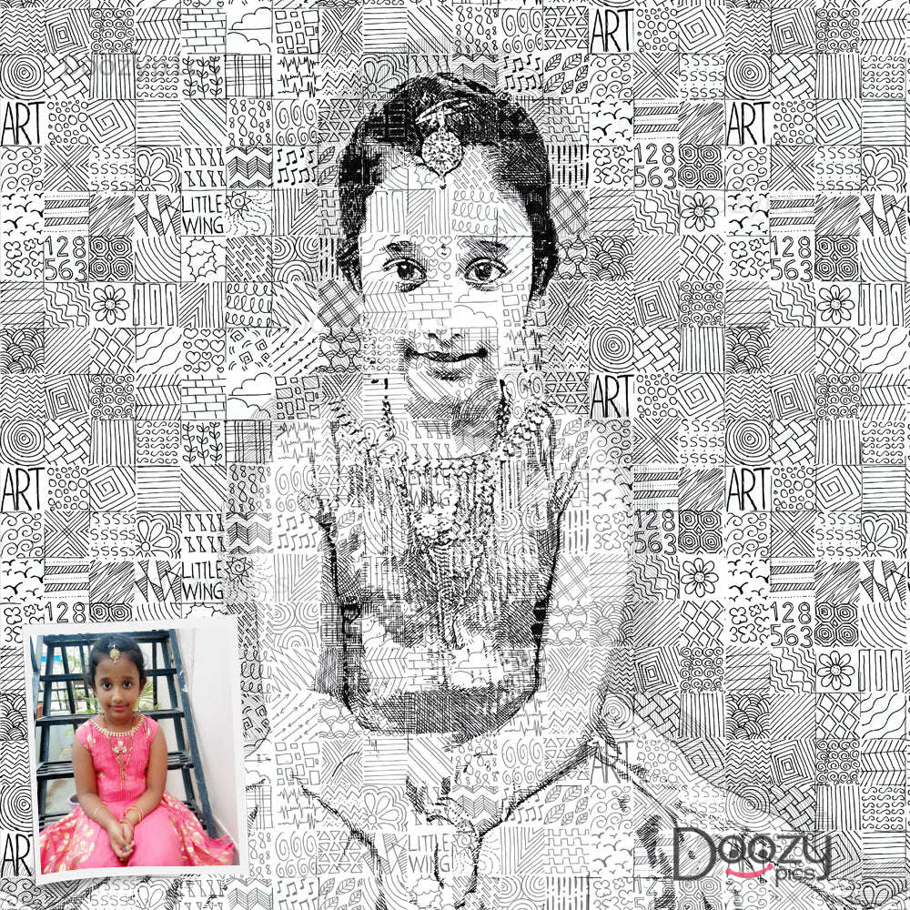 Personalized Mosaic Art With Patterns