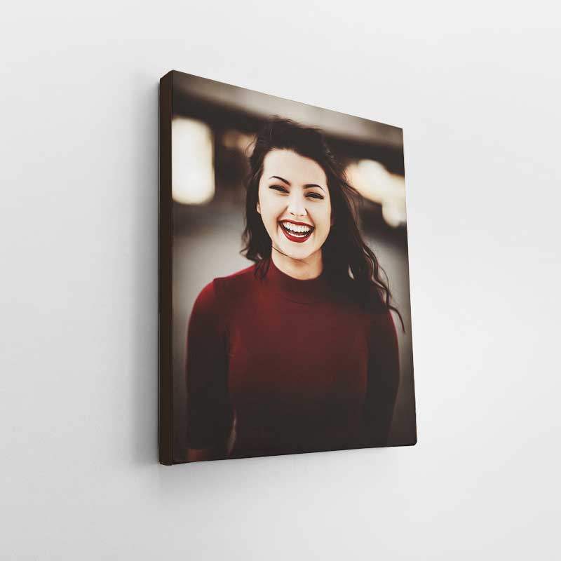 Personalized Chocolate Effect Gallery Wrap with Canvas