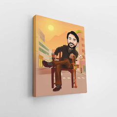 Rajinikanth Petta Movie Caricature Art