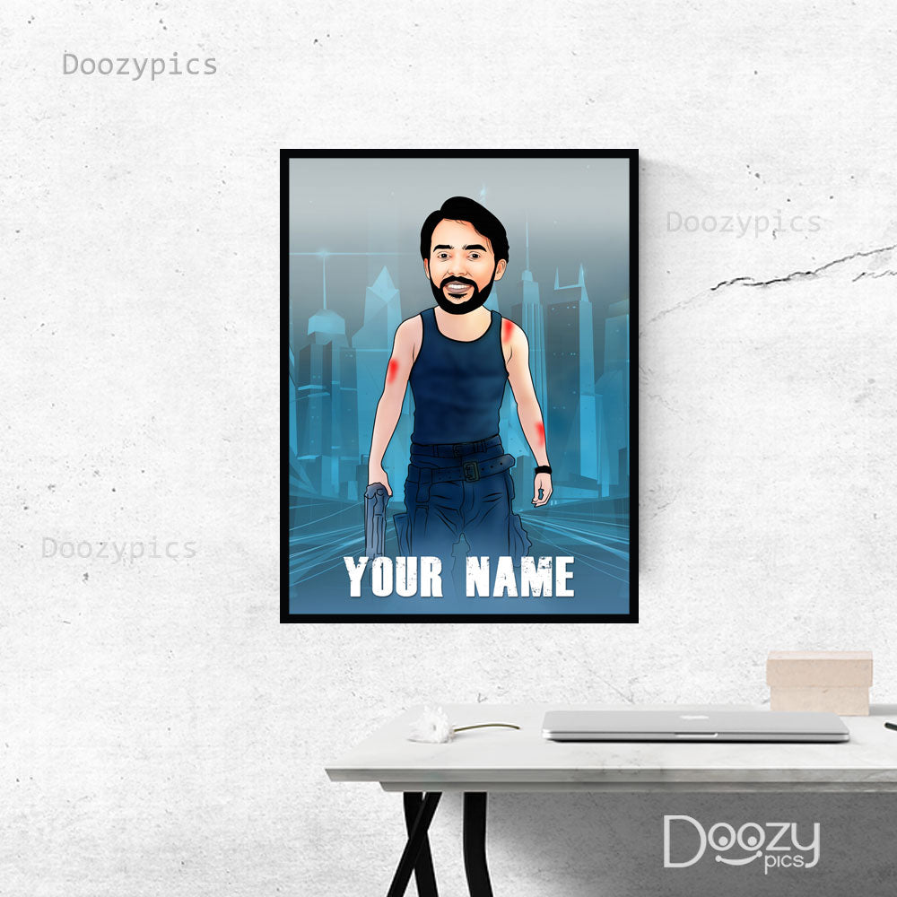 Saaho Caricature Art