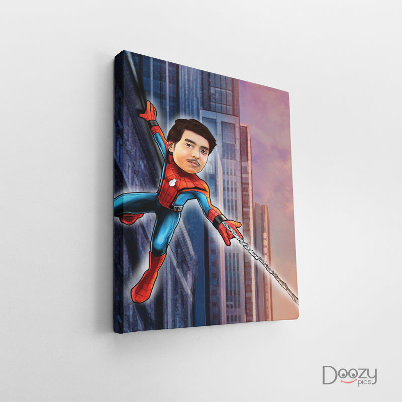 Spider Man Caricature Art