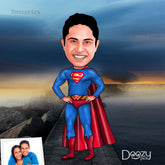 Superman Caricature Art