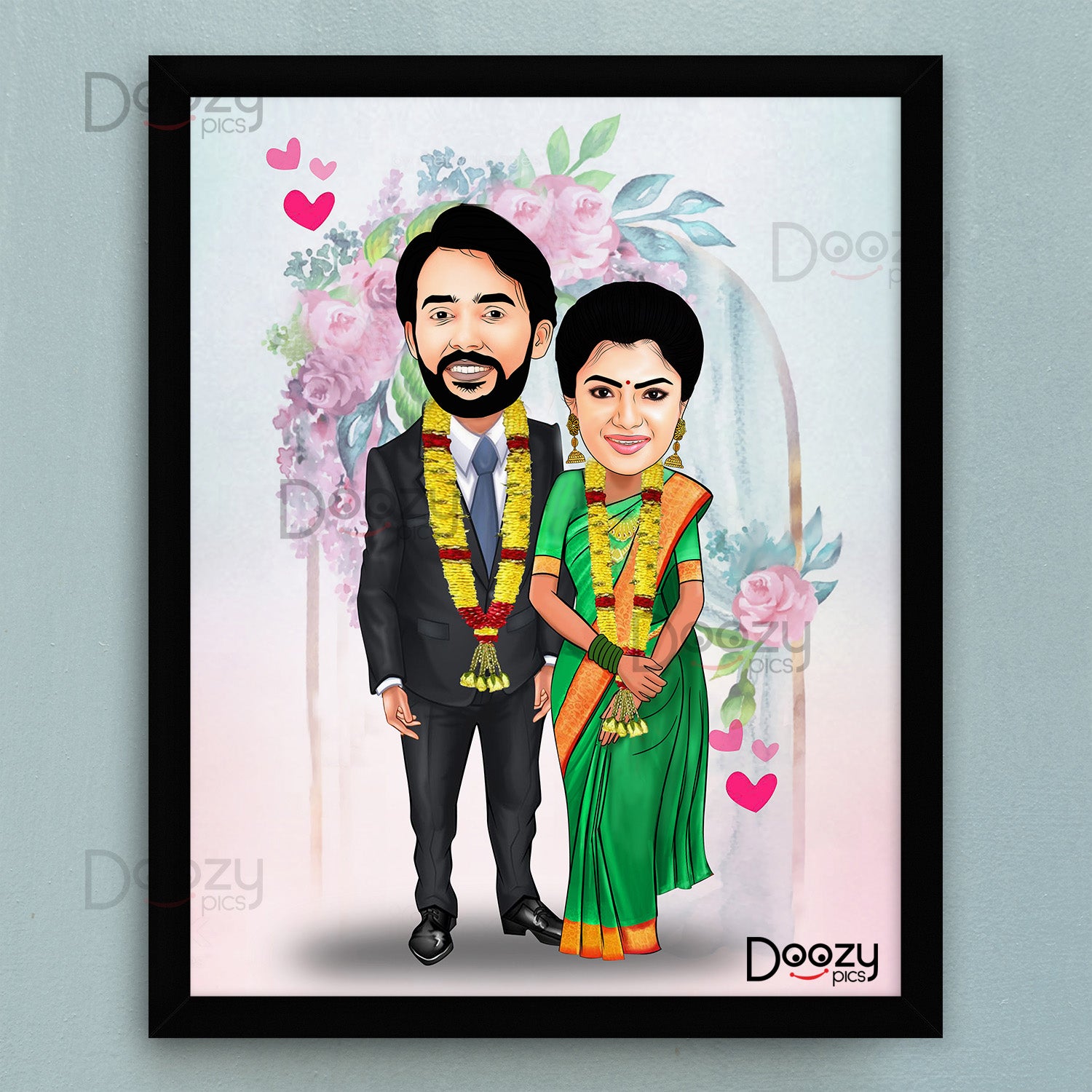 Wedding Couple Caricature