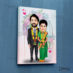 Wedding Couple Caricature