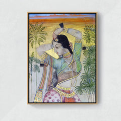 Radha-Rani- Canvas Float Frame-18"X24"