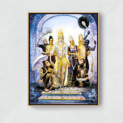 Ram-Pattabhishekam- Canvas Float Frame-18"X24"