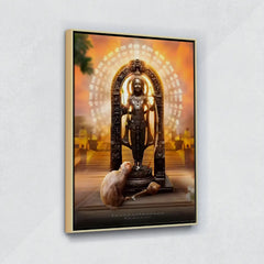 Ayodhya-Ramji- Canvas Float Frame-18"X24"