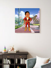 Avengers Shazam as a Kid Caricature Art