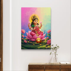 Personalized Imaginary Art : Baby Girl As Laxmi Divine Look