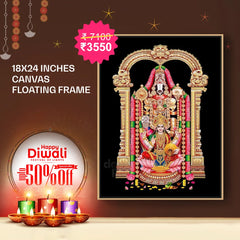 Lord-Balaji- Canvas Float Frame-18"X24"