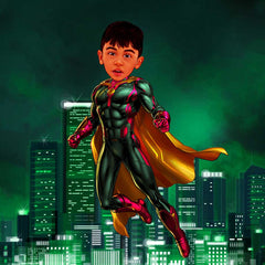 Avengers Superman as a Kid Caricature Art