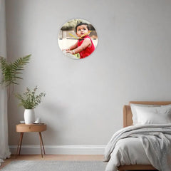 Personalized Acrylic Wall Clock with Circle Shape