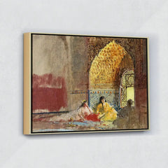 Interior of La Torre de las Infantas- Canvas Float Frame-18"X24"