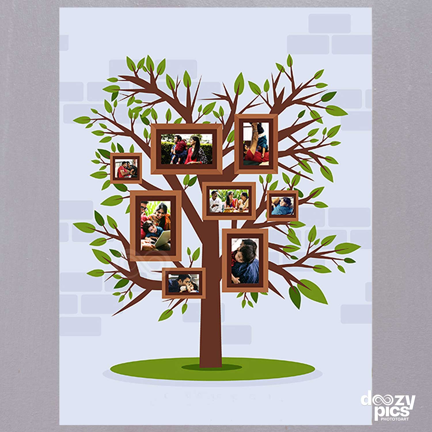 Family Tree Collage Frame 2