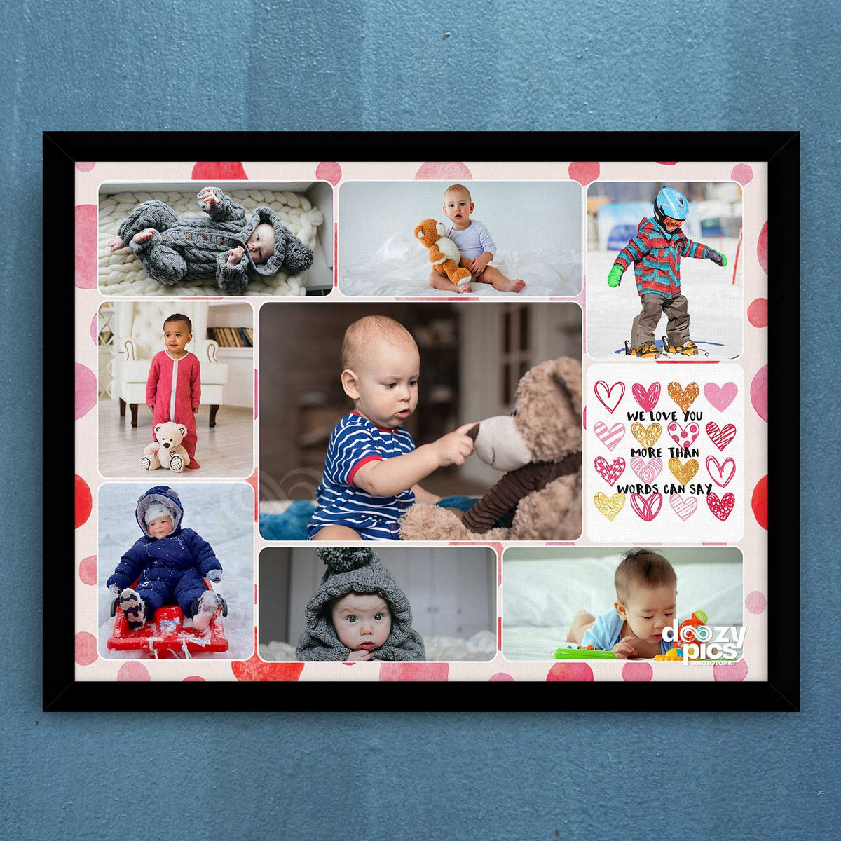 Kids Collage Frame With Your Text