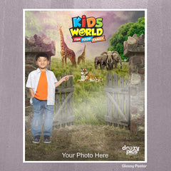 Kids World Print Poster