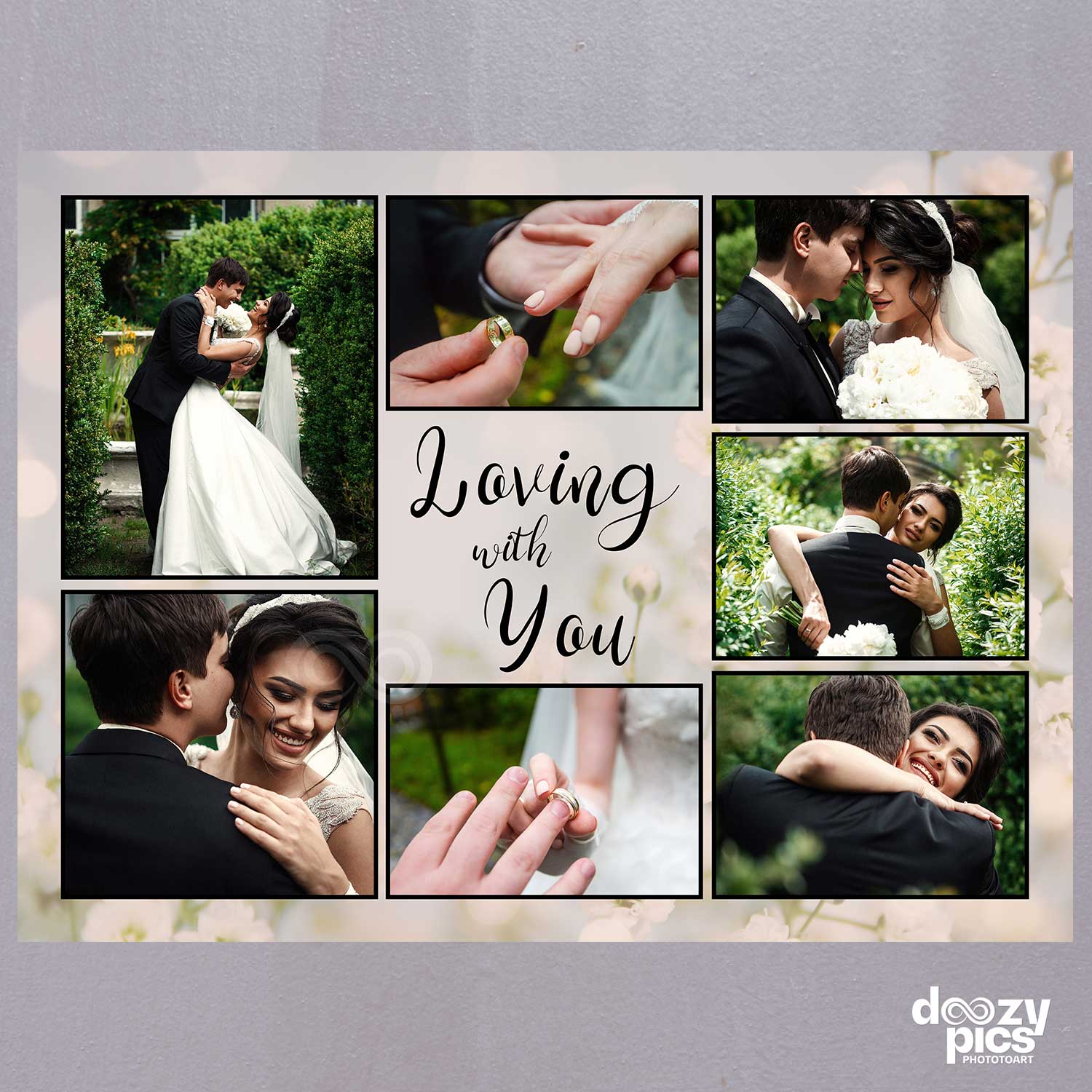 Loving With You Collage Frame