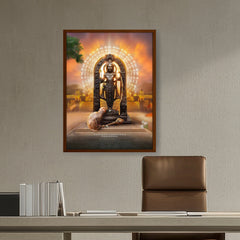 Picasoul - Artist - Shree Ram Lala Framed Photo - Framed Canvas