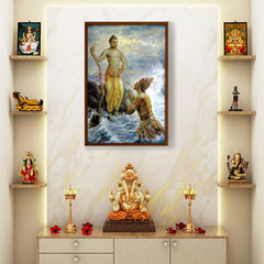 Artist10 - Art - 012_Varuna-Rama_RRV - Framed Canvas